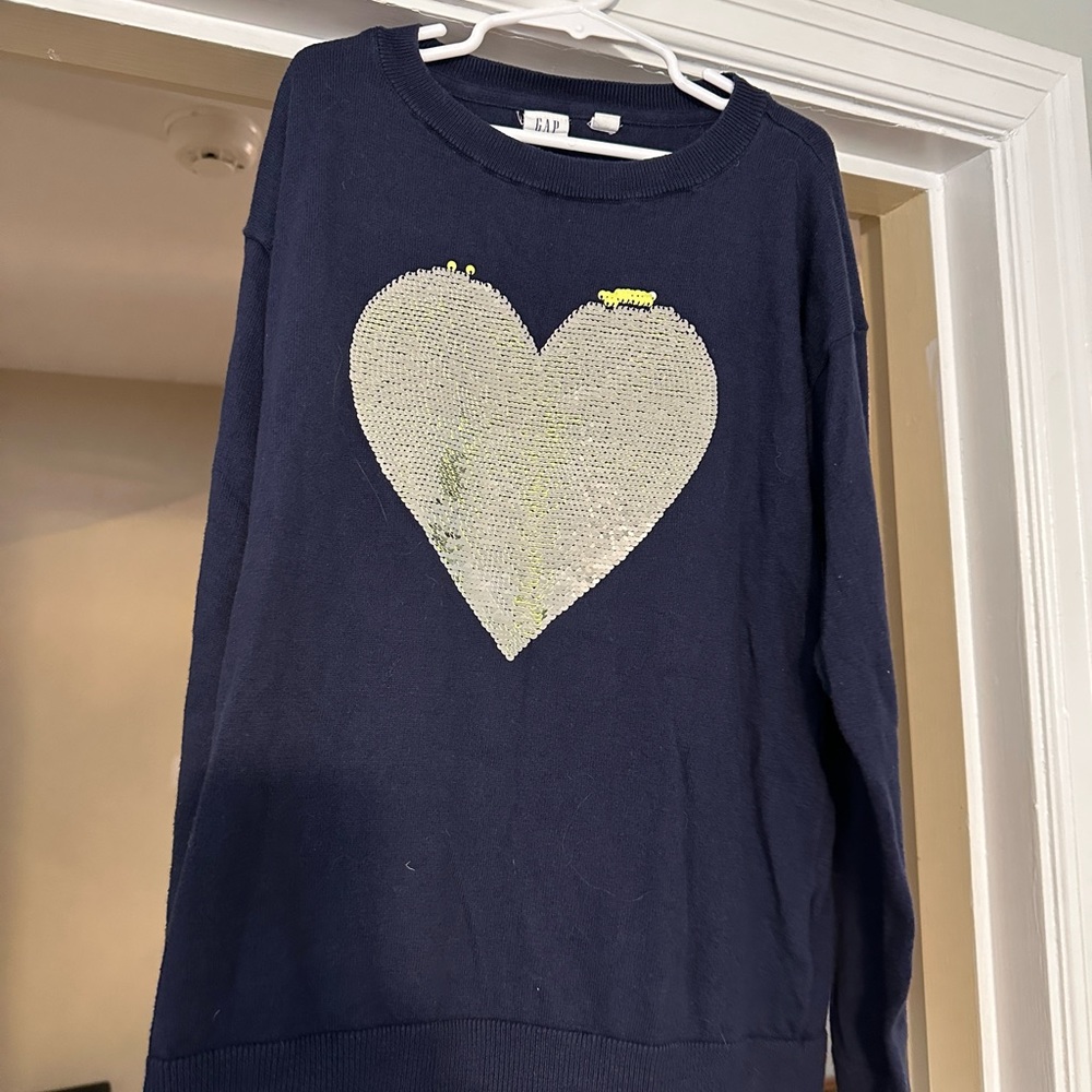 EUC XL gap kids sequin sweater